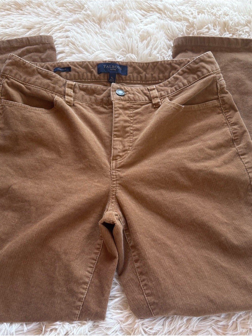 Talbots "Heritage" Camel Corduroy Pants